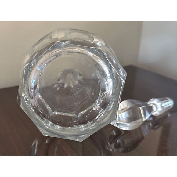Vintage Val Saint Lambert  Heavy  Crystal Faraday Carafe - Picture 4 of 4